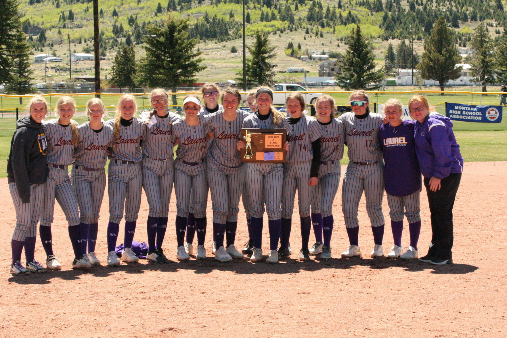 Laurel 3rd place trophy